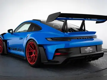 992 GT3RS Sharkblue Pyrored Weissach PCCB Lift