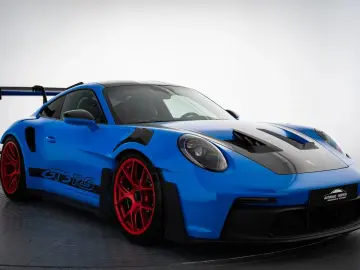 992 GT3RS Sharkblue Pyrored Weissach PCCB Lift