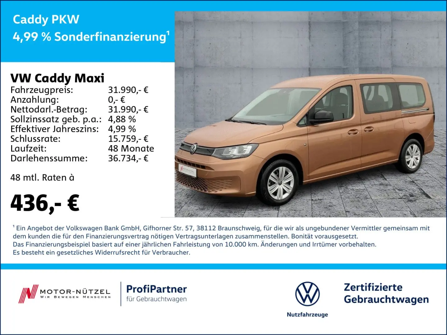 Caddy Maxi 2.0 TDI DSG SHZ+PDC+GRA+MFL+DAB+7-SI