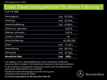 CLS 53 AMG 4M+ macchiato Holz Sen Burmester Memo