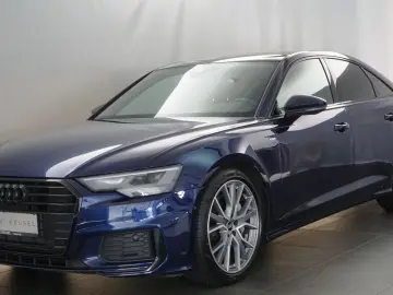 A6 50 TFSI e quattro S Line Sport Navarrablau!
