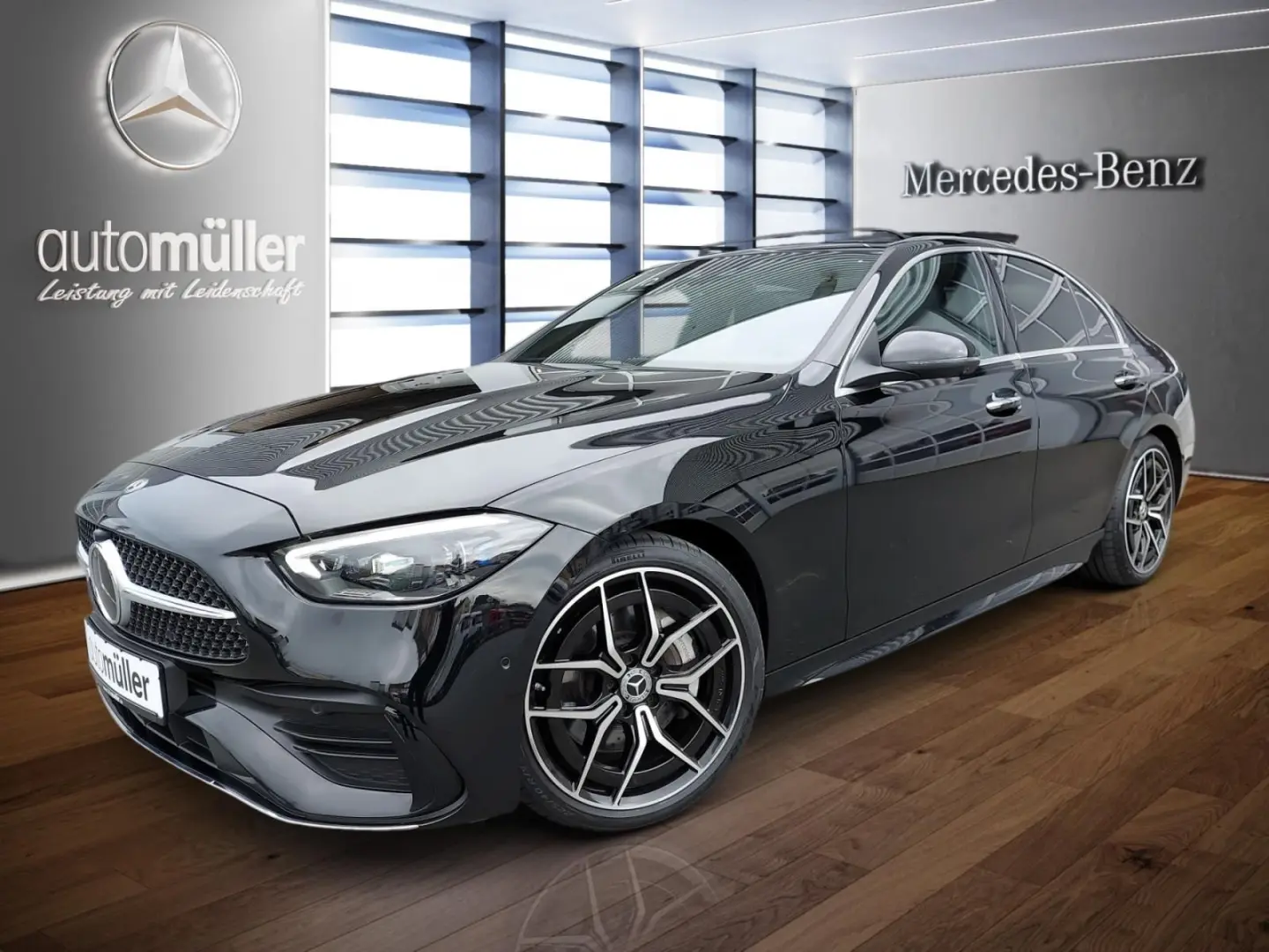 C 200 4M AMG Pano+Burmester+Distr+Sitzklima+360°
