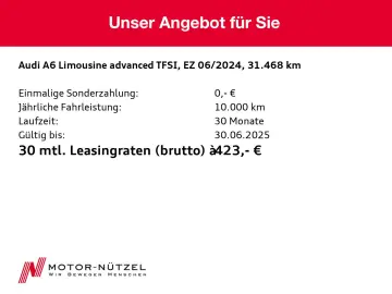 A6 Limousine 45 TFSI QU ADVANCED MATRIX+HuD+360°