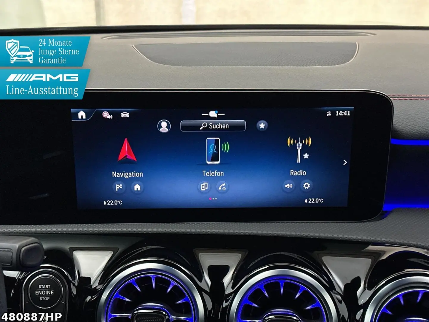 CLA 200 AMG  *Kamera LED Ambiente