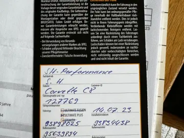 C8 3 LT, Xpel Folierung, Keramikversiegelung
