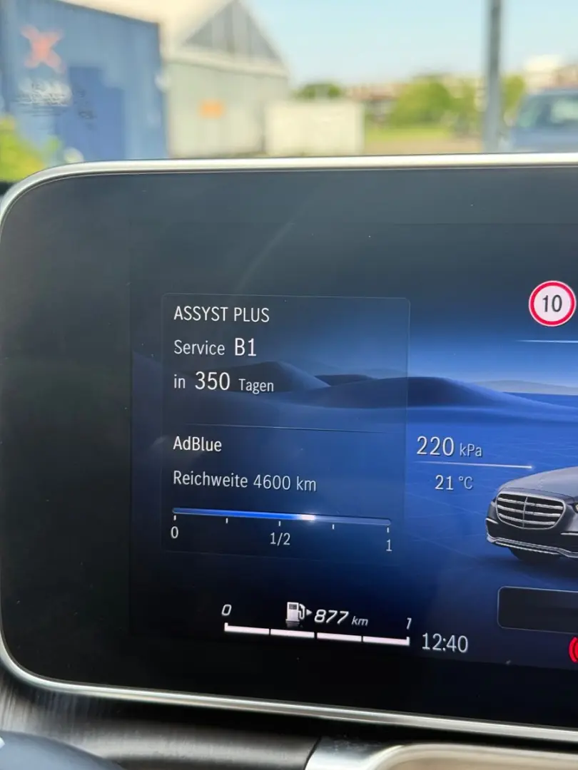 S 350 d Lang schwarz/beige 313PS Mild-Hybrid