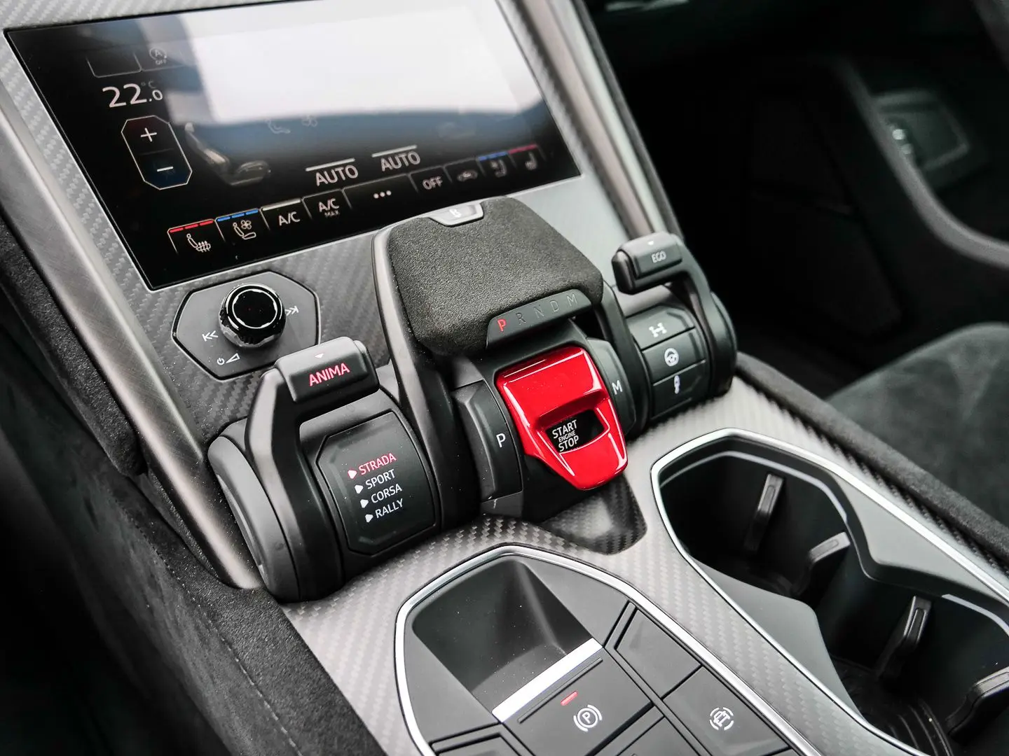 Urus Performante Viola Pasifae, Carbon Exterieur