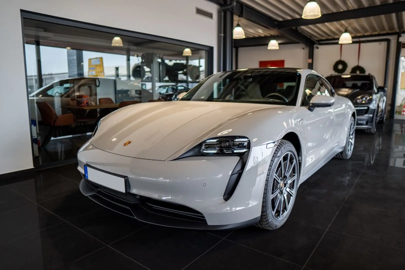 Porsche Taycan Passenger Display Sport Chrono Pano