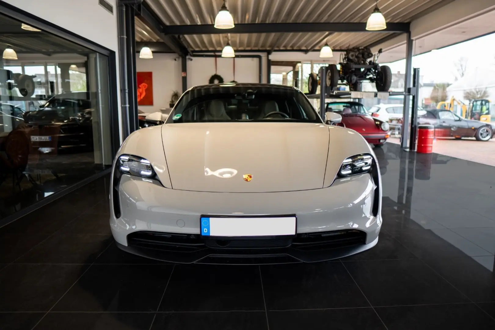 Porsche Taycan Passenger Display Sport Chrono Pano