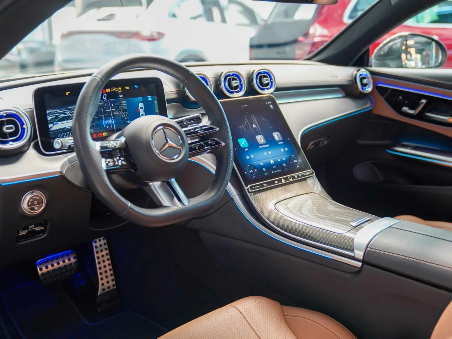 CLE 200 Coupé AMG Line tonkabraun Pano Fahrassis
