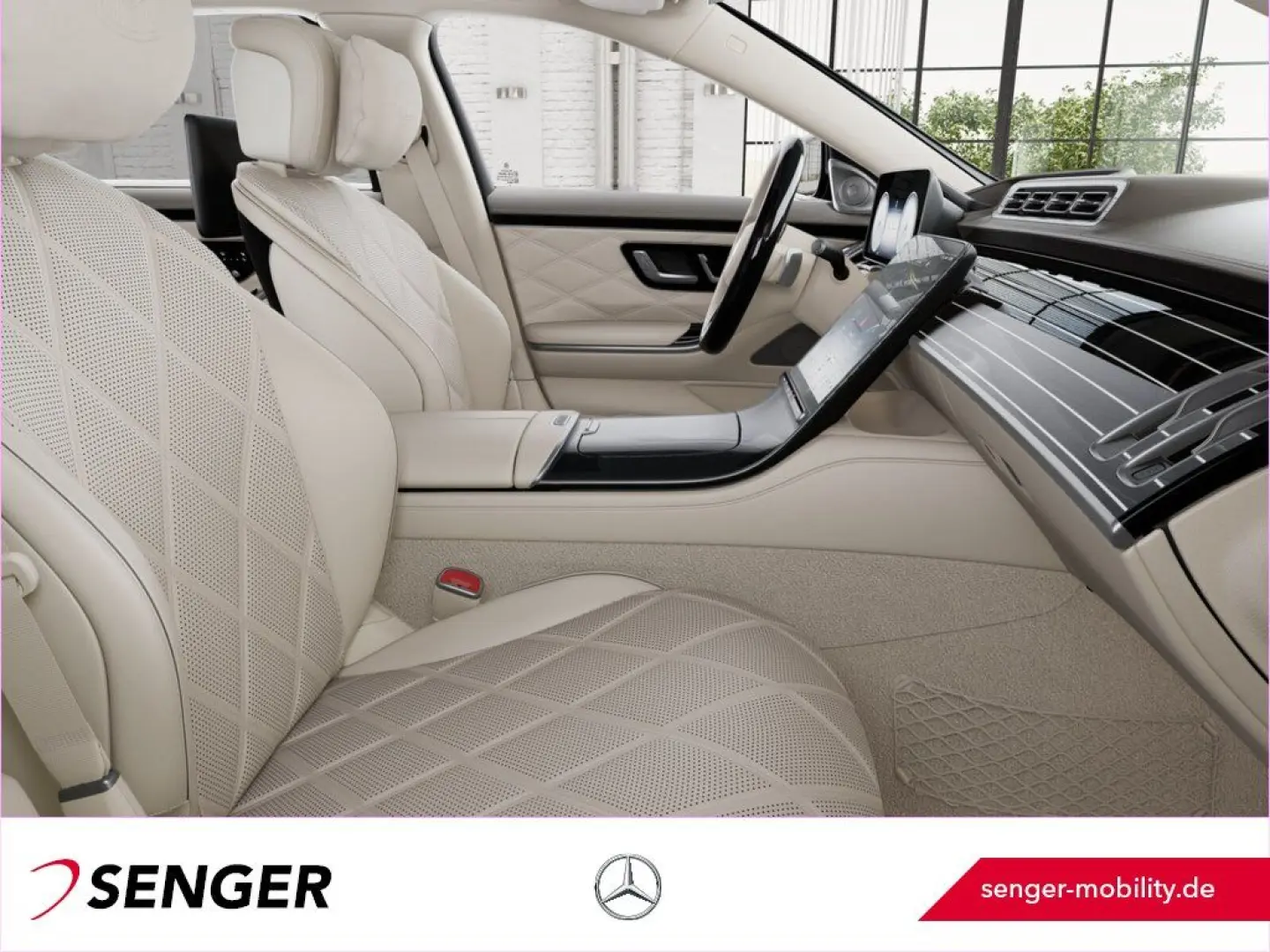 S 580 4M Maybach First-Class Executive-Sitze 3D