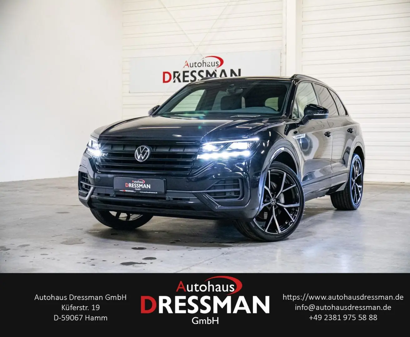 VW Touareg TDI R-Line 4M BLACK STYLE MATRIX PANO
