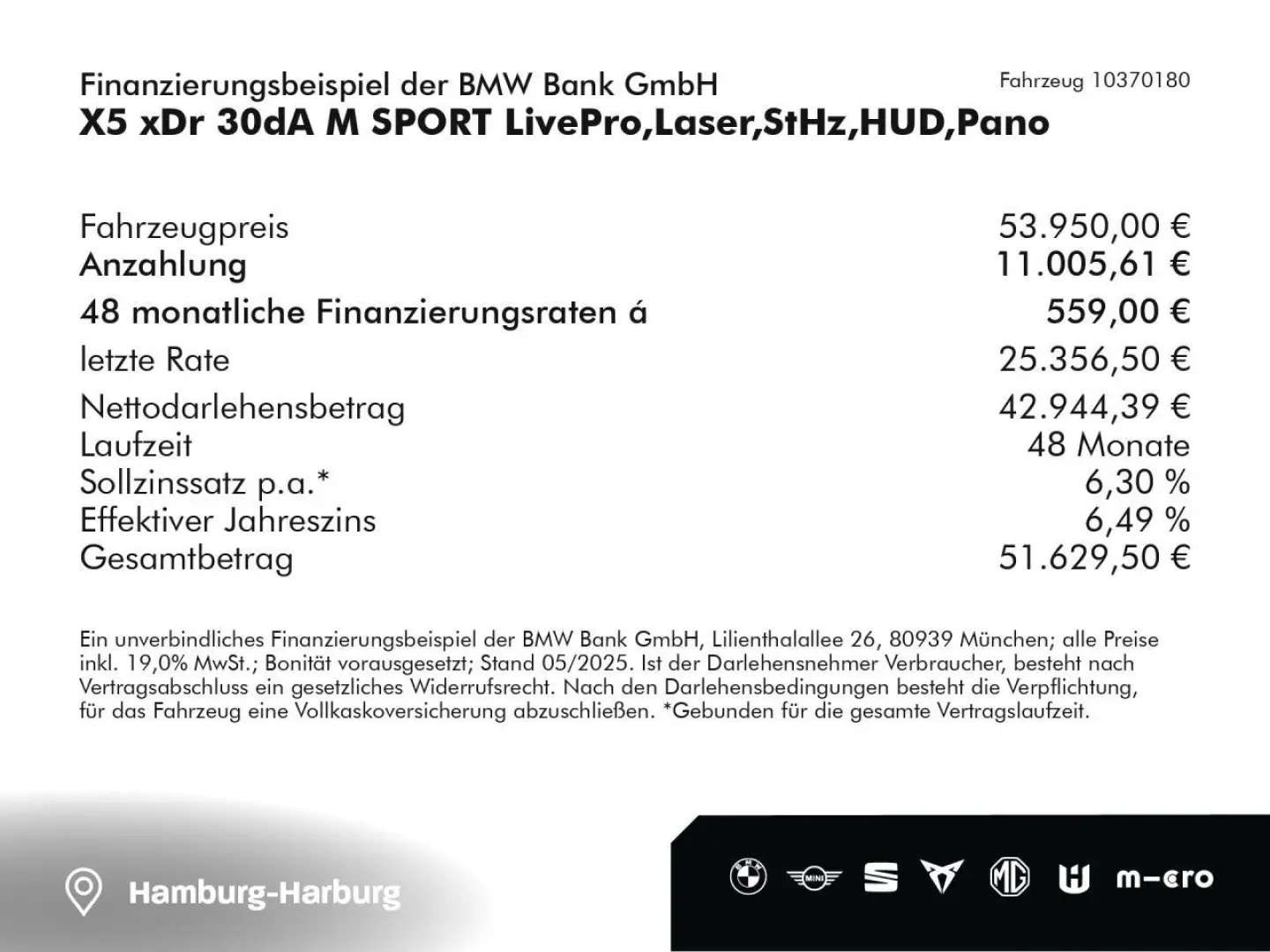 X5 xDr 30dA M SPORT LivePro,Laser,StHz,HUD,Pano