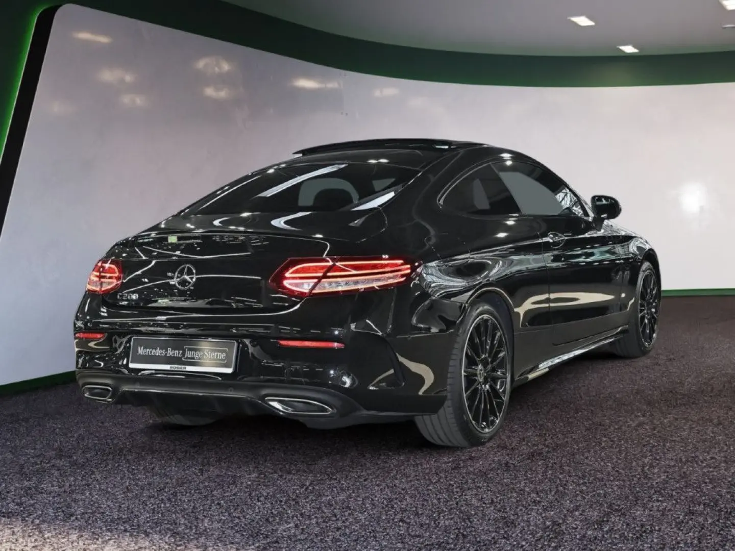 C 200 Coupé AMG Line Night Distr Pano LED+ Kamer