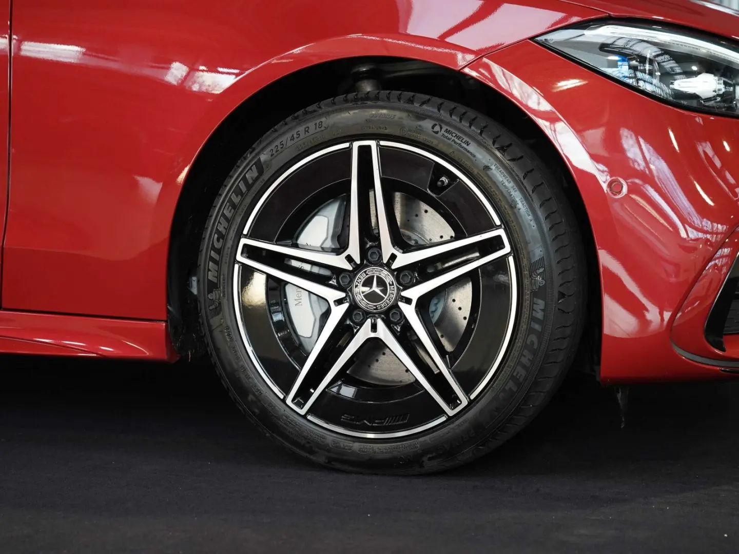 C 300 de AMG Line Night Leder Pano Fahrassistenz