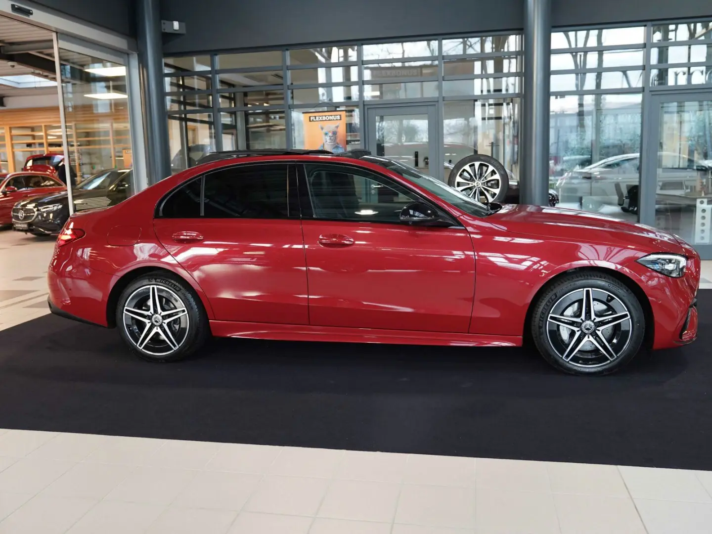 C 300 de AMG Line Night Leder Pano Fahrassistenz