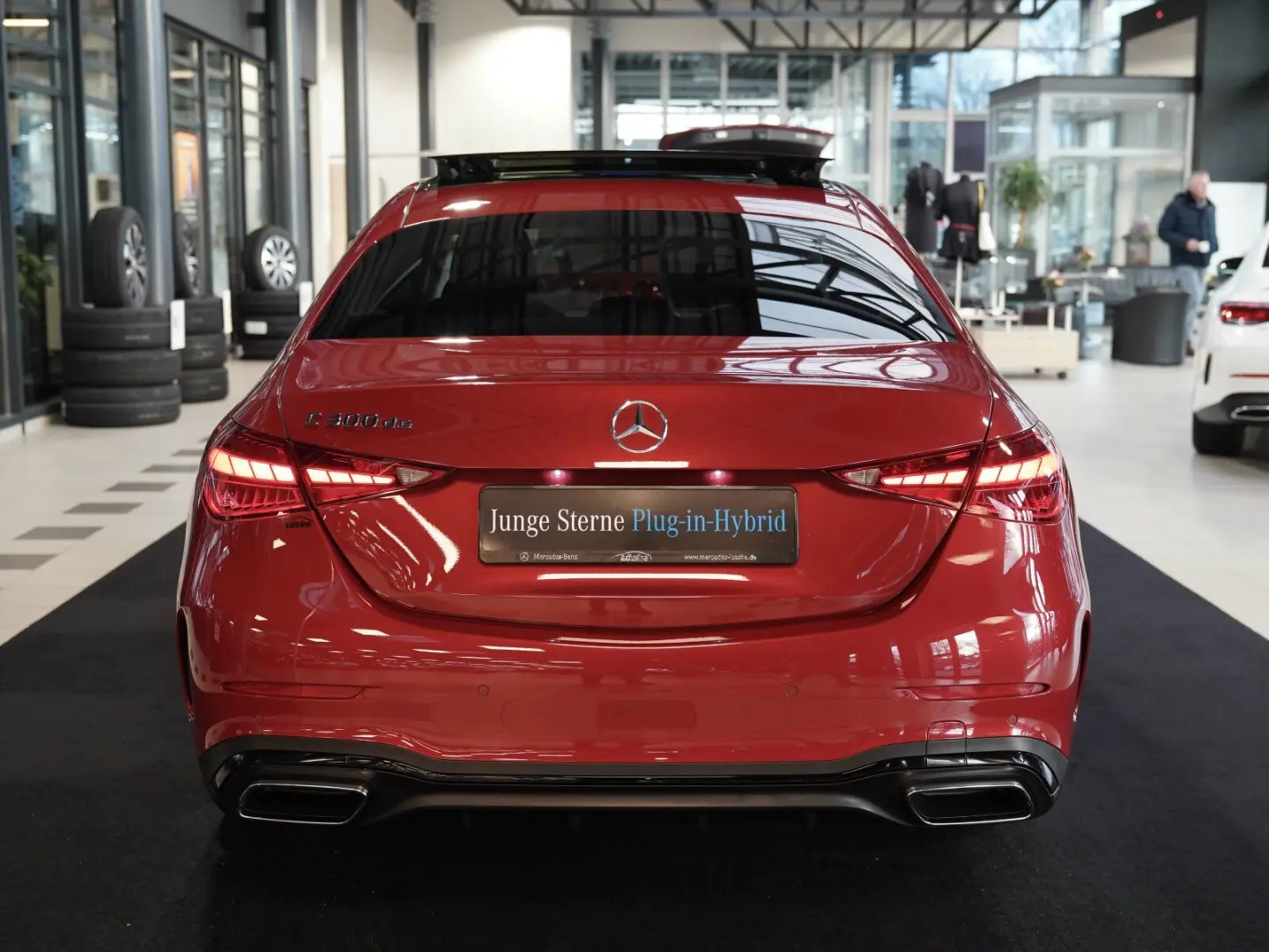 C 300 de AMG Line Night Leder Pano Fahrassistenz