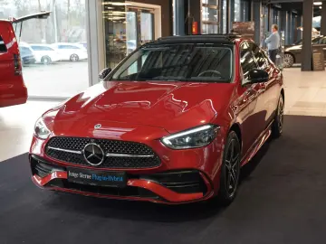 C 300 de AMG Line Night Leder Pano Fahrassistenz
