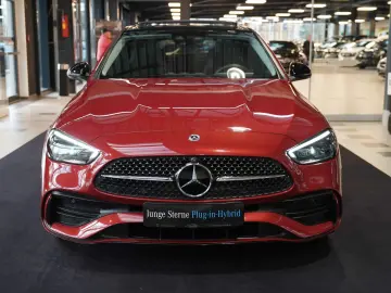 C 300 de AMG Line Night Leder Pano Fahrassistenz