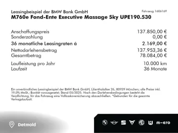 M760e Fond-Ente Executive Massage Sky UPE190.530
