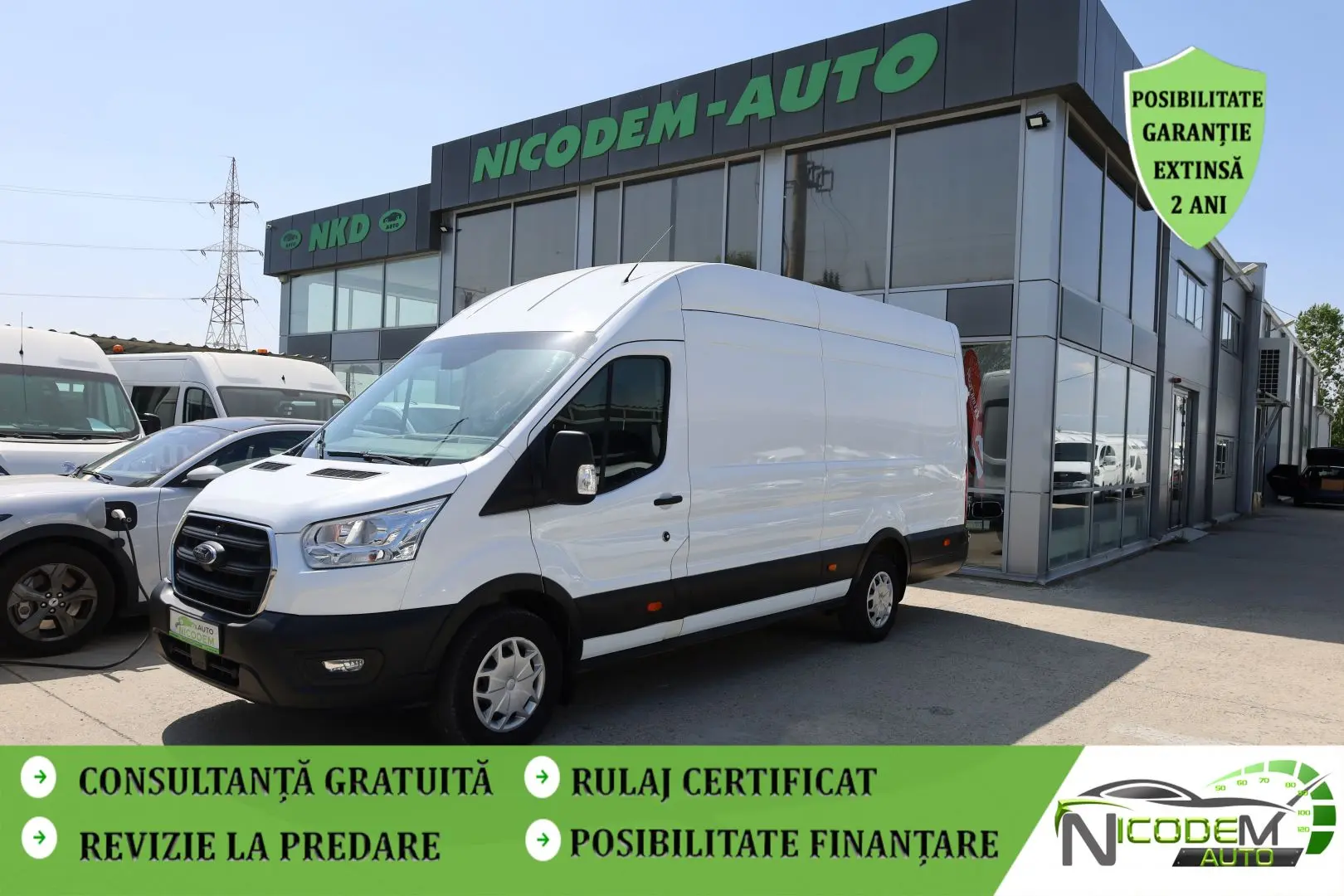 Ford Transit L4H3 2.0 130 CP Tractiune Spate