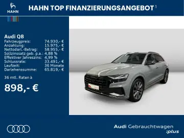 Q8 50 TDI quattro competition plus HD Matrix B&O