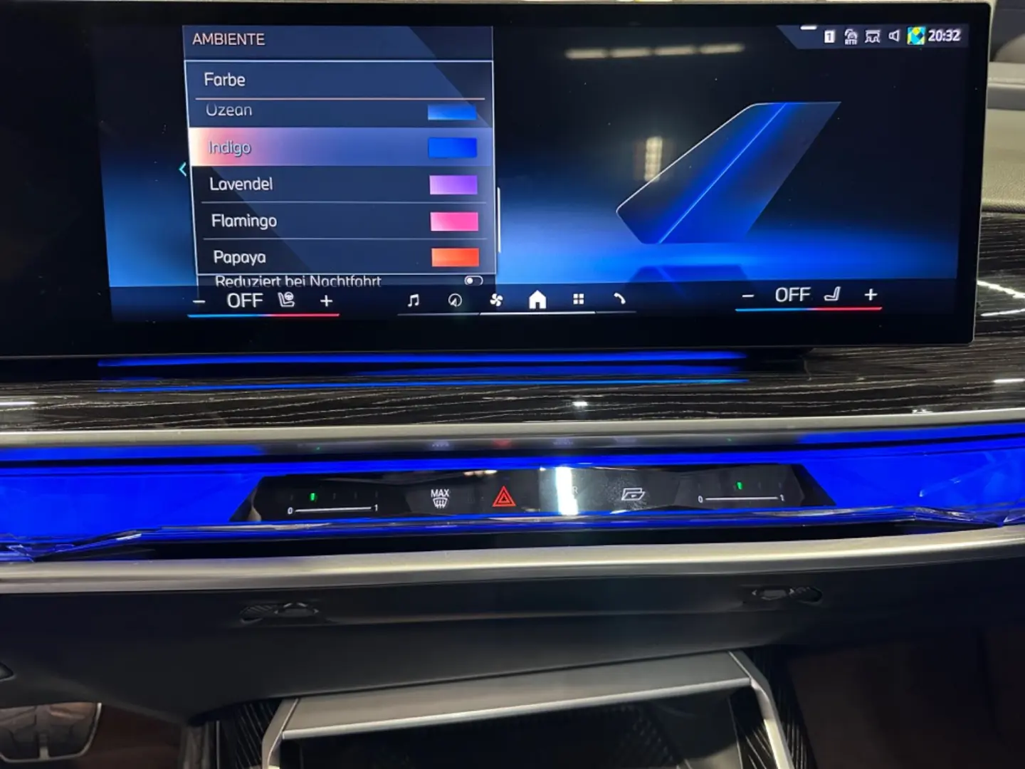 740 d xDrive M Sport  Fond Entertainment,TV