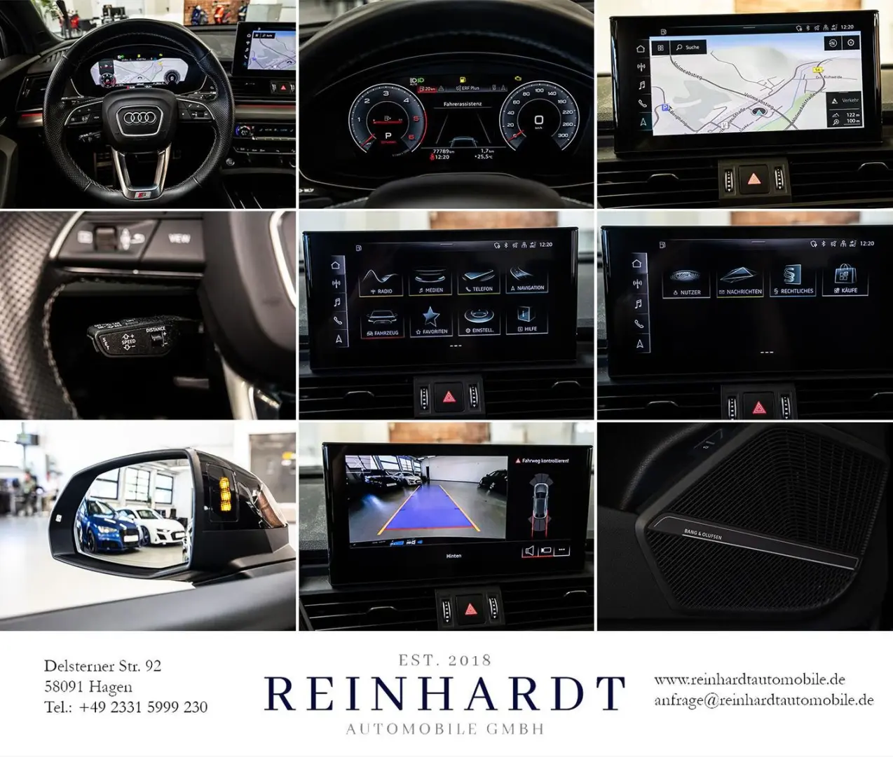 Q5 40TDi SPORTBACK S LINE BLACK/ACC/PANO/B&O/VC