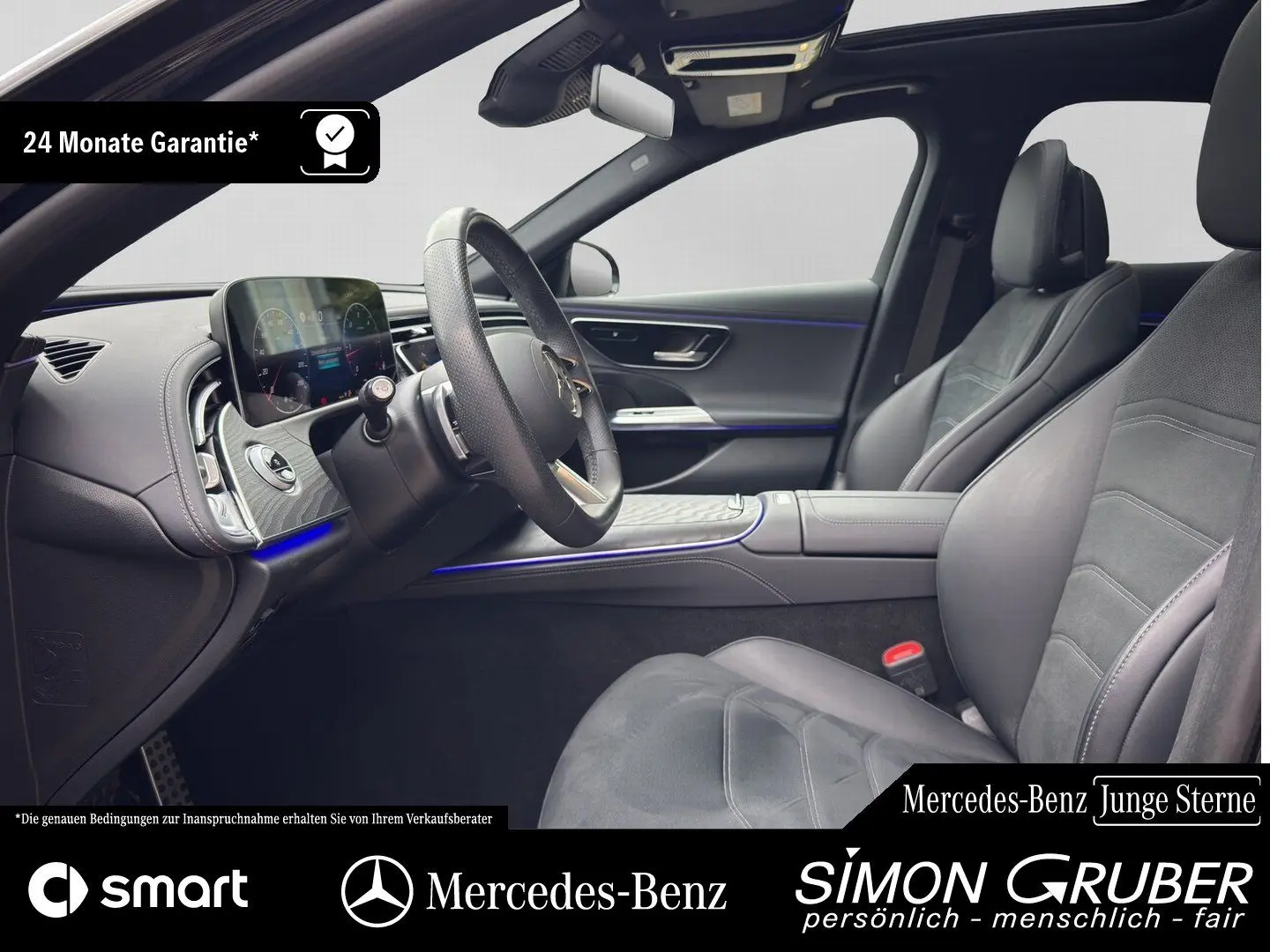 E 220 d AMG Line Night Panorama Ambiente+ Winter