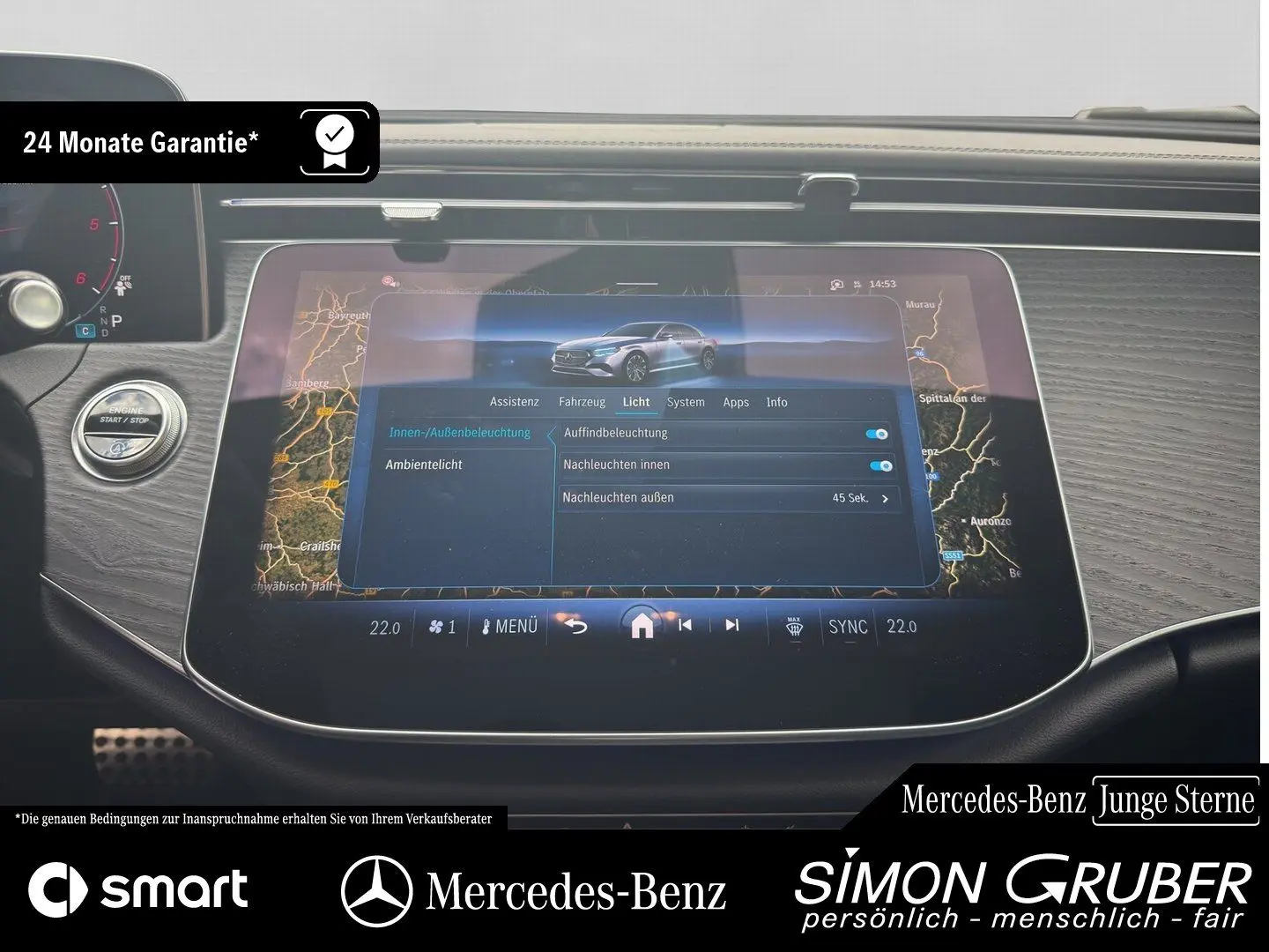 E 220 d AMG Line Night Panorama Ambiente+ Winter