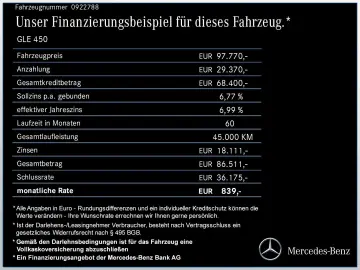 GLE 450 d 4M Coup AMG+PANO+DISTR+HUD+360+STANDHZ