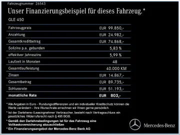 GLE 450 d 4M Coupé AMG+Night/Pano/AHK/Airmatic