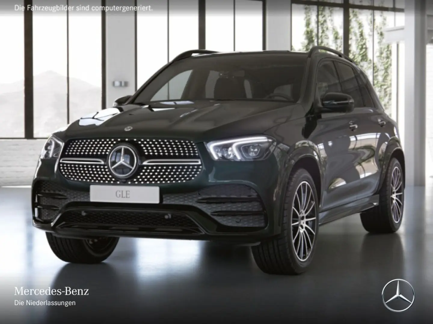GLE 350e 4M AMG Pano/AHK/Burm/360°/21