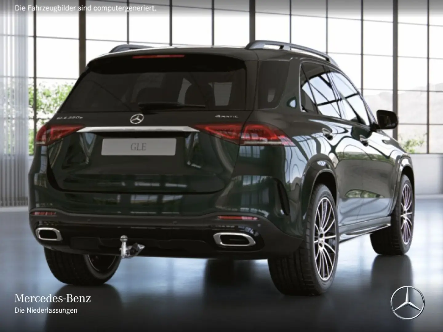 GLE 350e 4M AMG Pano/AHK/Burm/360°/21