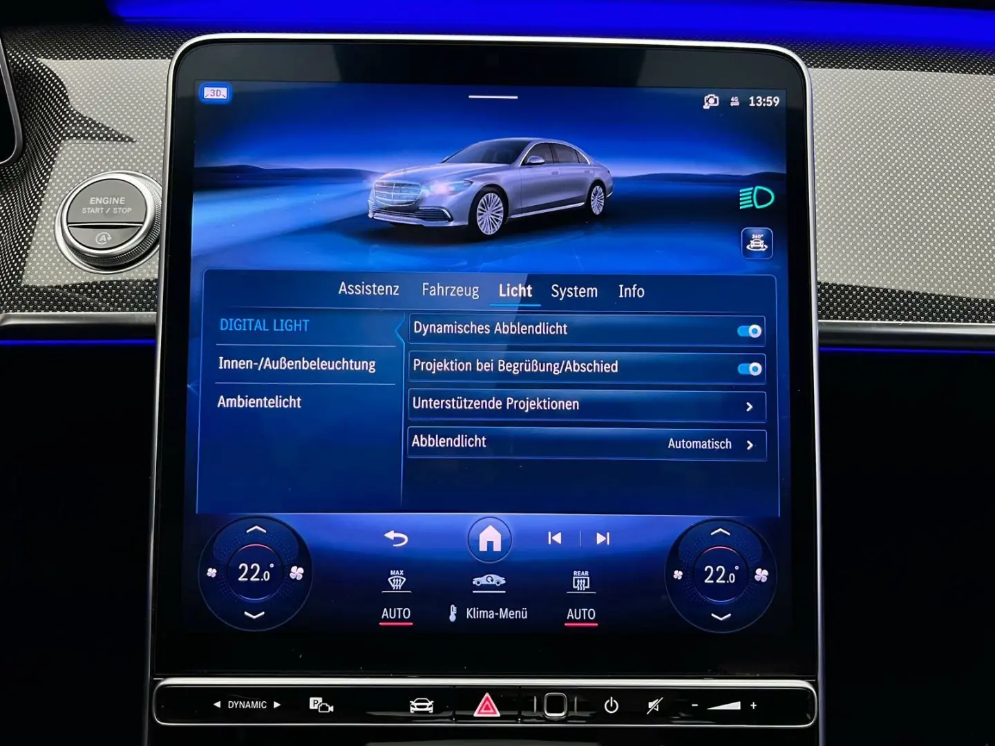 S 400 d 4M Burmester3D AHK Sitzklima Pano Massag