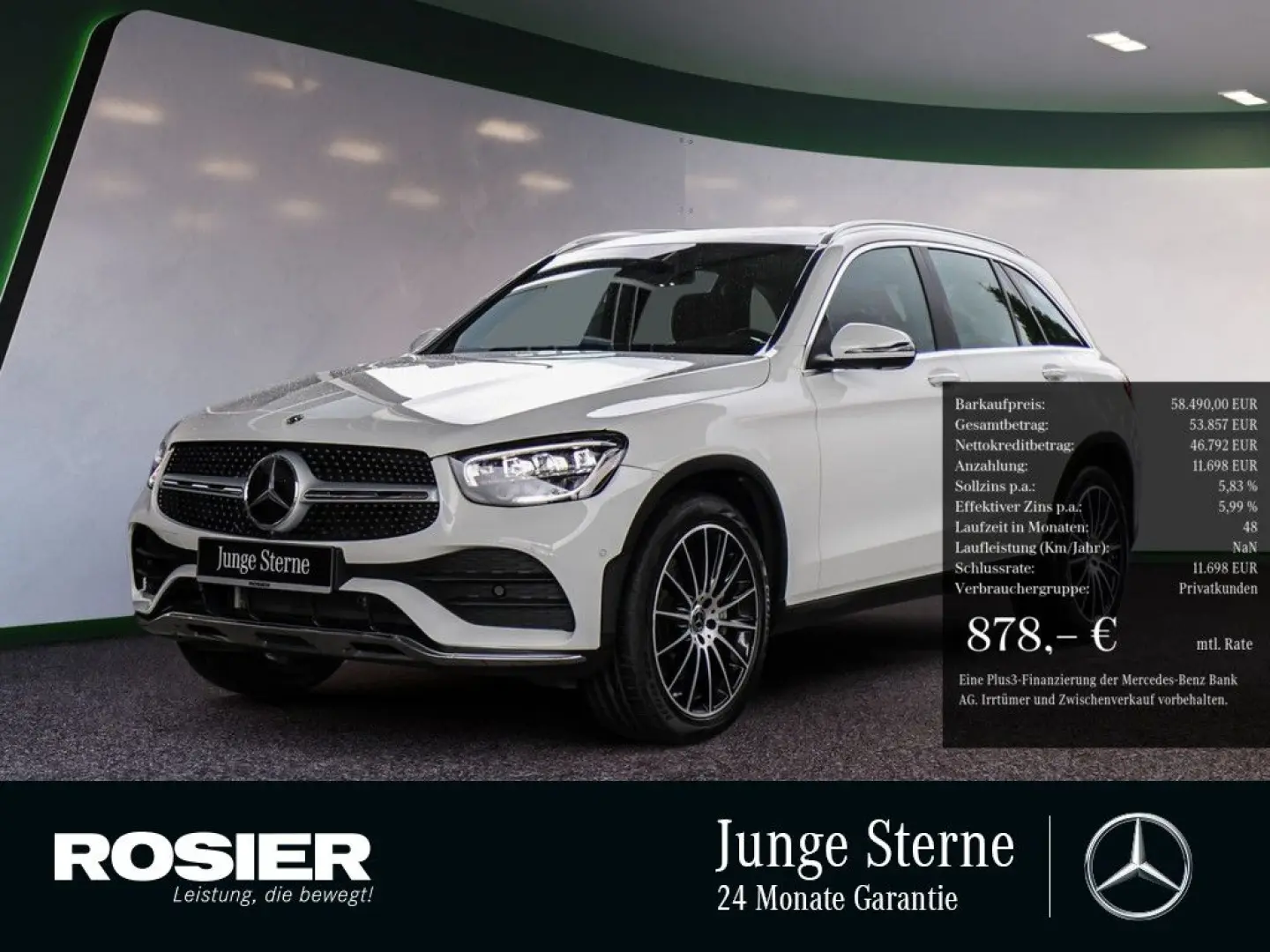 GLC 400 d 4M AMG Line AHK Distr. LED Pano HUD Na