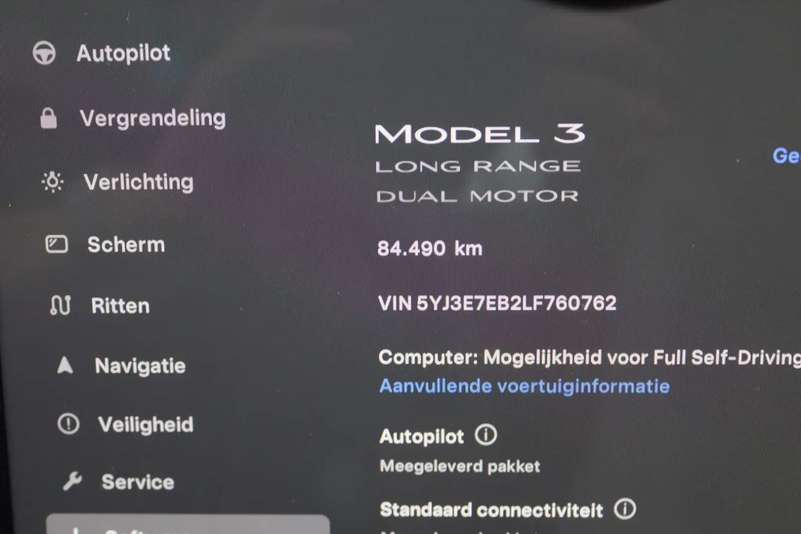 Model 3 Long-Range AWD 351pk 75 kWh [ AUTOPILOT+
