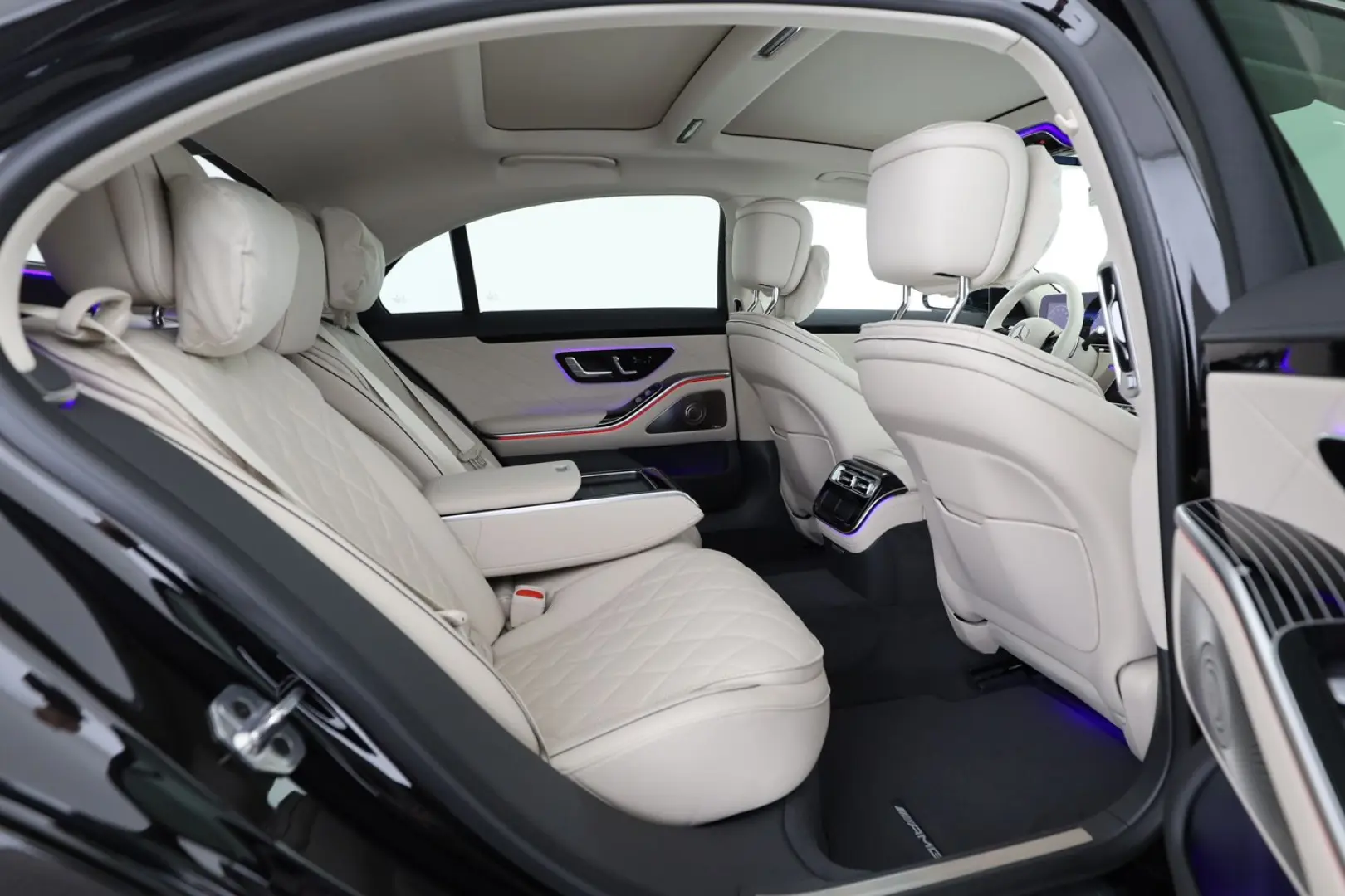 S 580 4M L AMG Standhz Massage Leder beige HUD