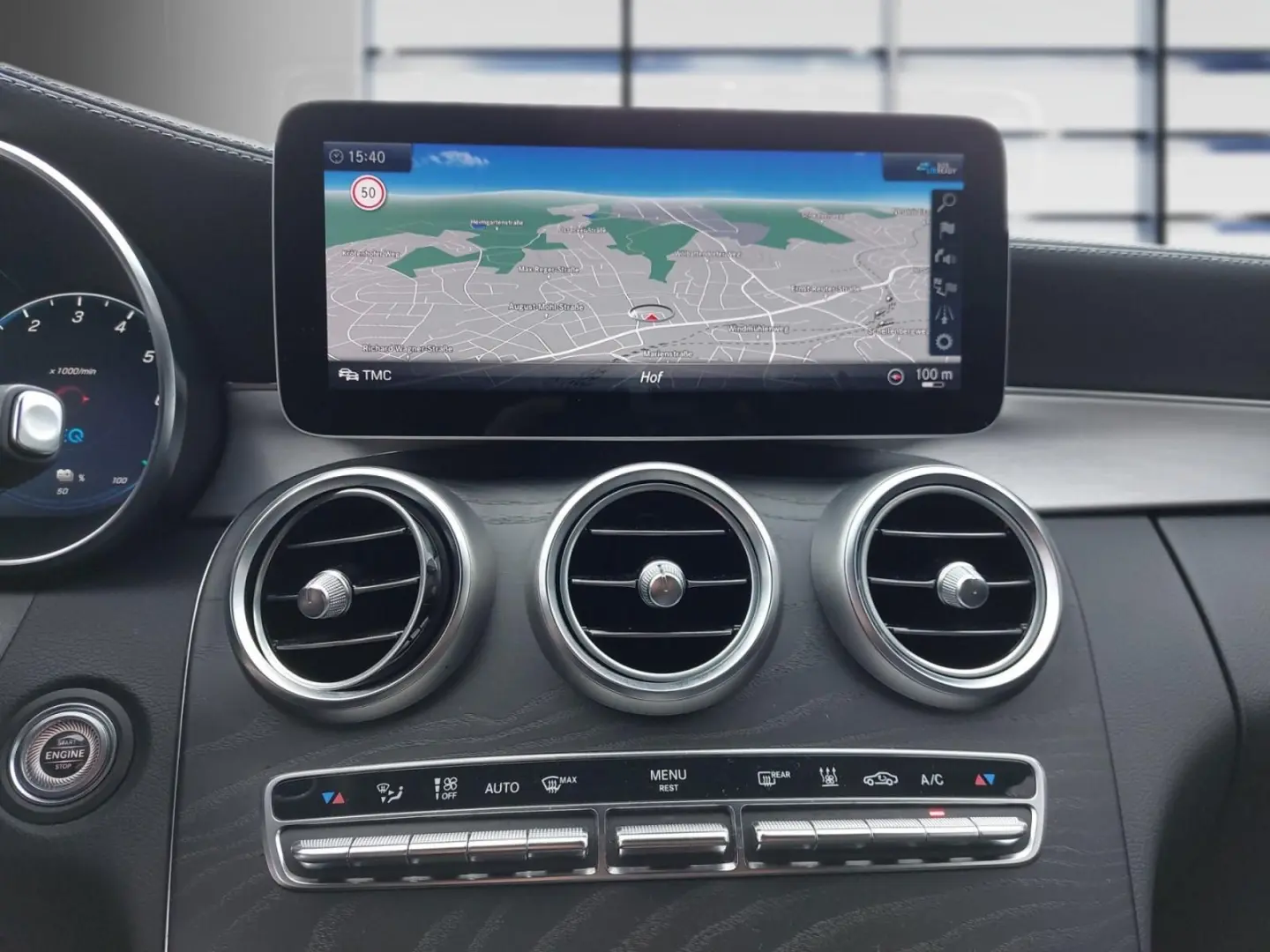 C 300 de AMG Night+Burmester+Distr+Kamera+Ambi