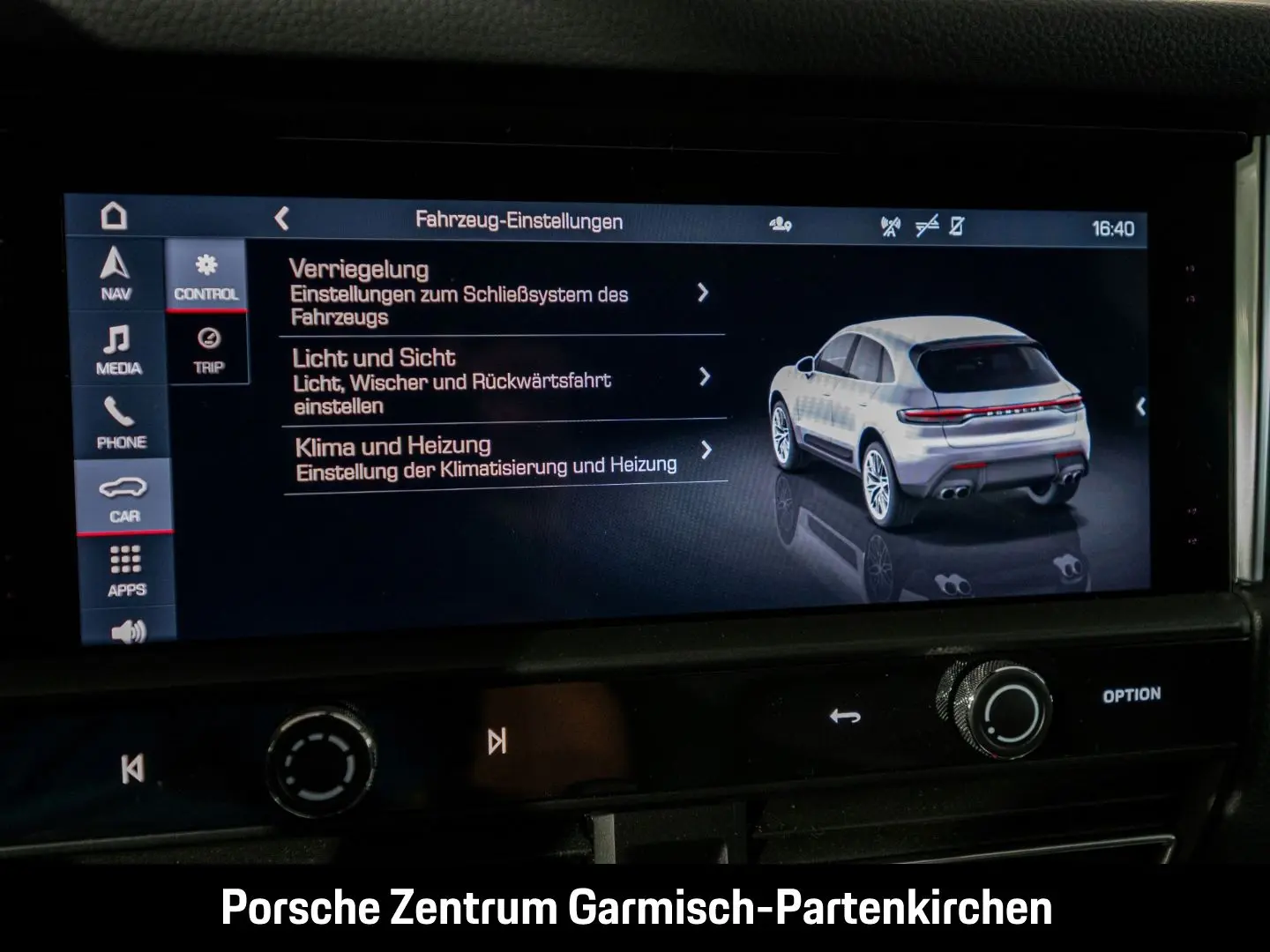 Macan Rückfahrkam. StandHZG Memory Sitze