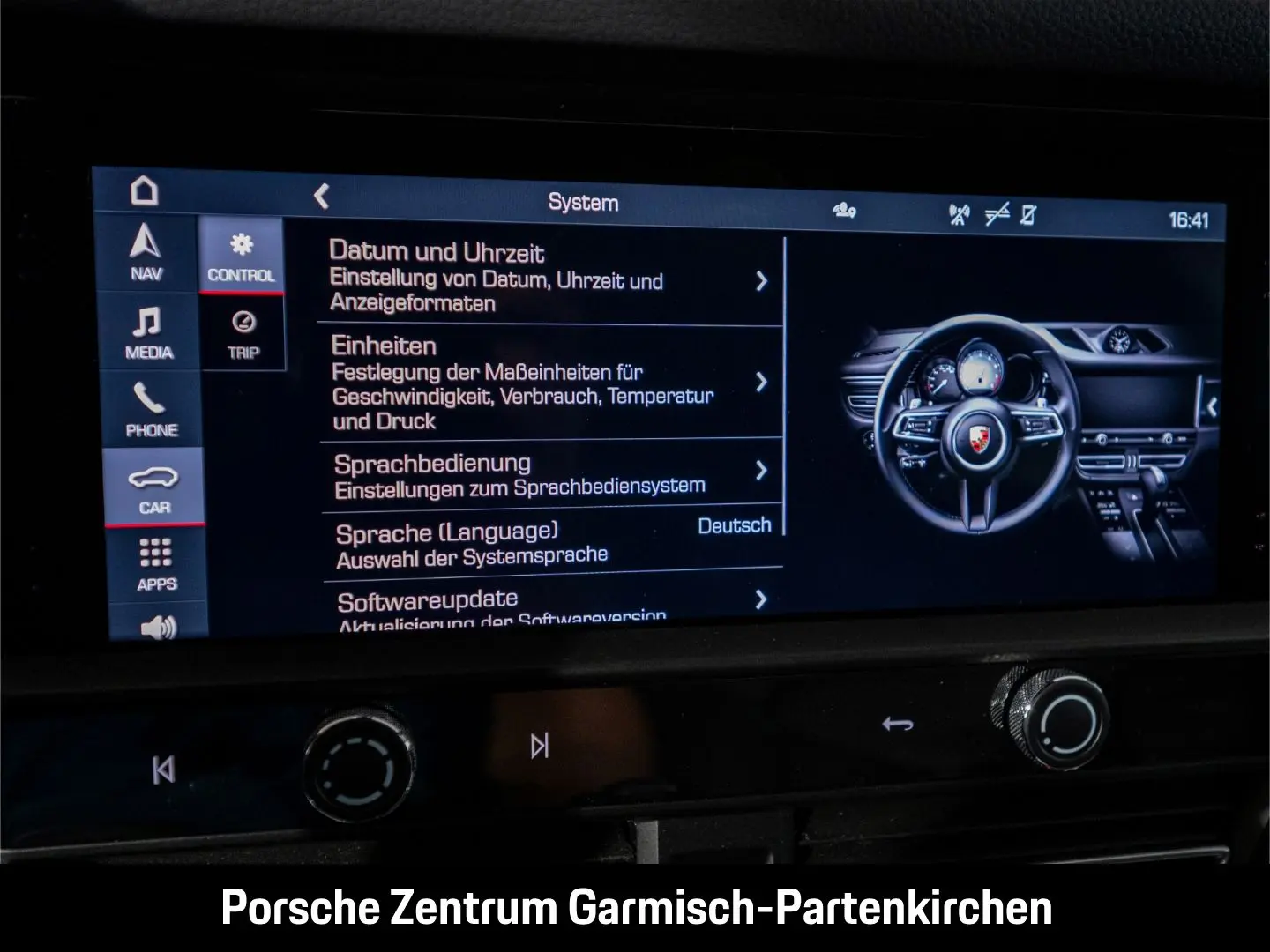 Macan Rückfahrkam. StandHZG Memory Sitze