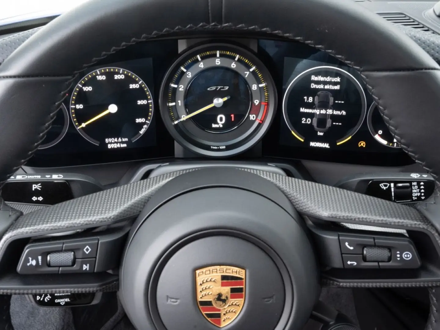 992 GT3 Touring Enzianblaumetallic, Chrono Paket