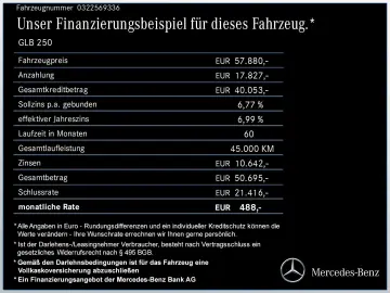 GLB 250 4M AMG+NIGHT+360°+DISTRO+PANO+AHK+SOUND