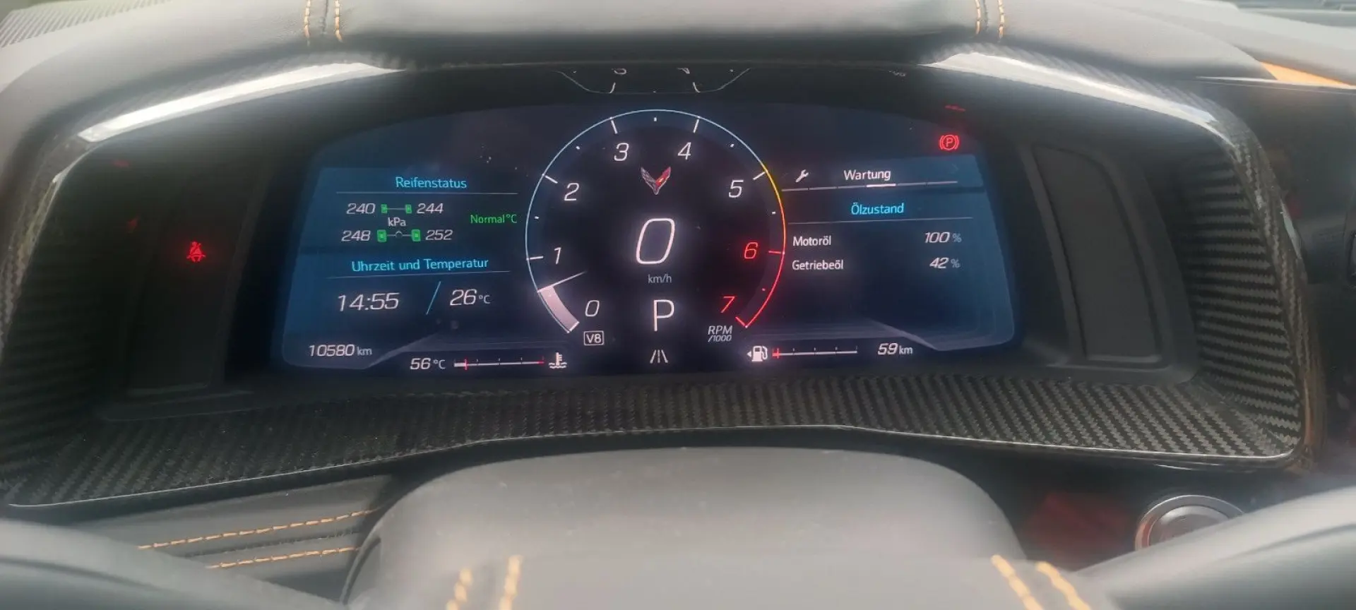 C8 Shevrolet STINGRAY Pano 3 LT V8 6.2 Alcantara