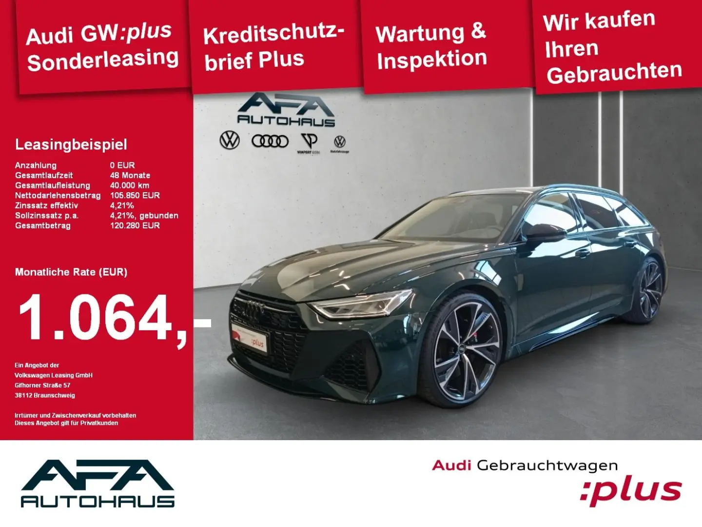 RS6 Avant TFSI qu. Sportabgas*AHK*Pano*LM22*B&O