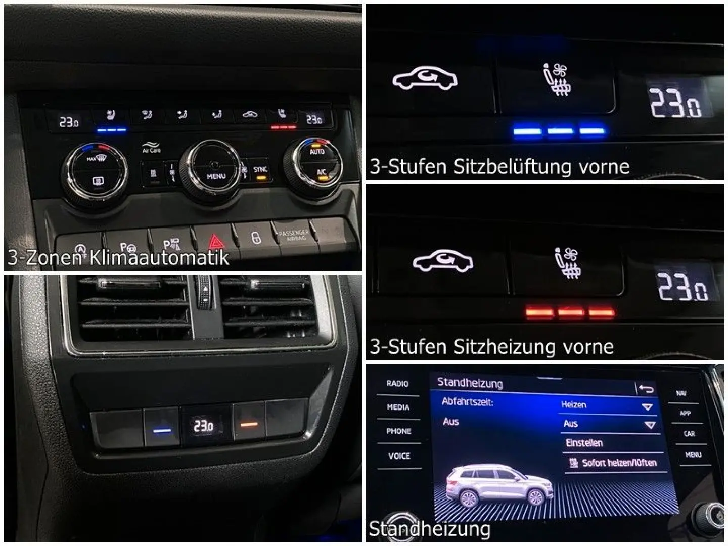 Kodiaq 2.0 TDI 4x4 L&K ViCo Sbel Sthz AHK ACC 7S