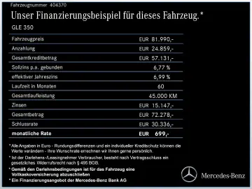 GLE 350 de 4M AMG+DISTRO+360+AHK+BURM+NIGHT+MEMO
