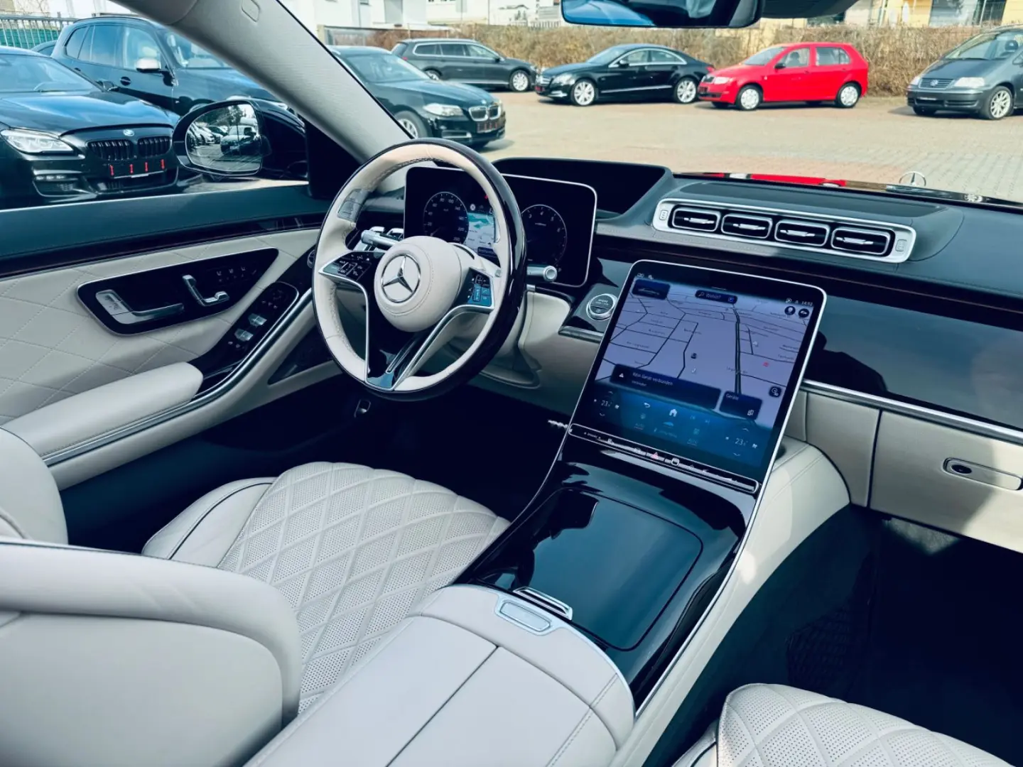S 450 Long AMG Line NAPPA BEIGE/3xTV/CHAUFFEUR
