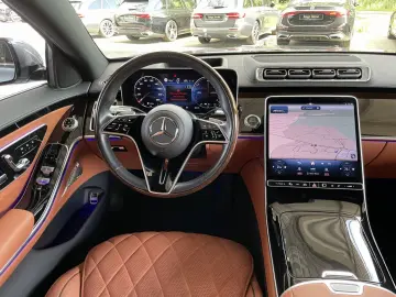 S 580 e Limousine Pano Fahrassistenz HUD Burmest