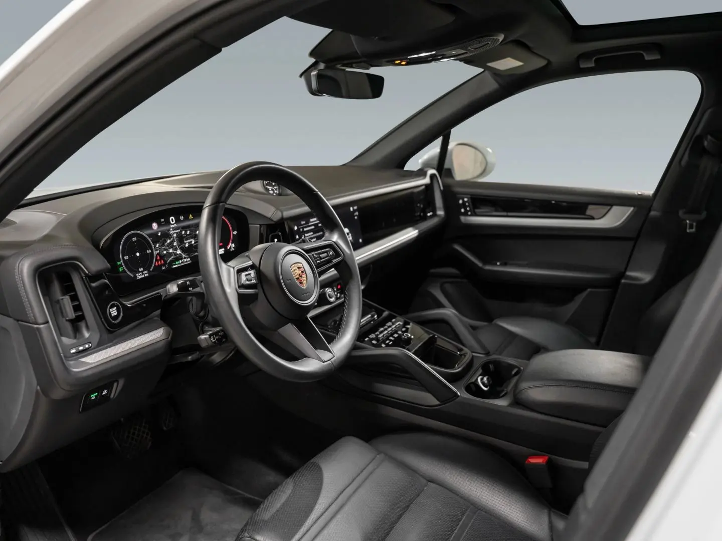 Cayenne E-Hybrid Beifahrerdisplay Massagesitze